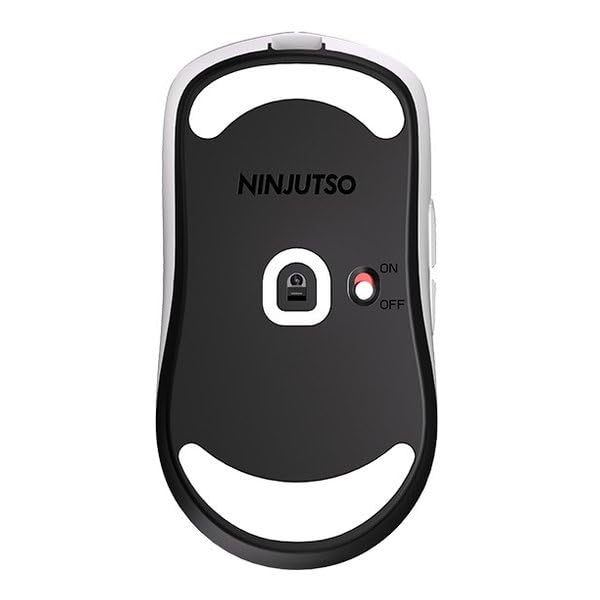 Ninjutso Sora Sora Gaming Mouse, Wireless Mouse, Nj-sora-v2-White, Domestic Genuine Product, Lightweight, Optical, 7 Buttons