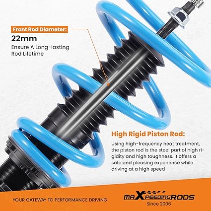 MaXpeedingrods 24 Way Damper Coilovers Suspension Kit for Mercedes C-class W203 W209 2000-2007 RWD