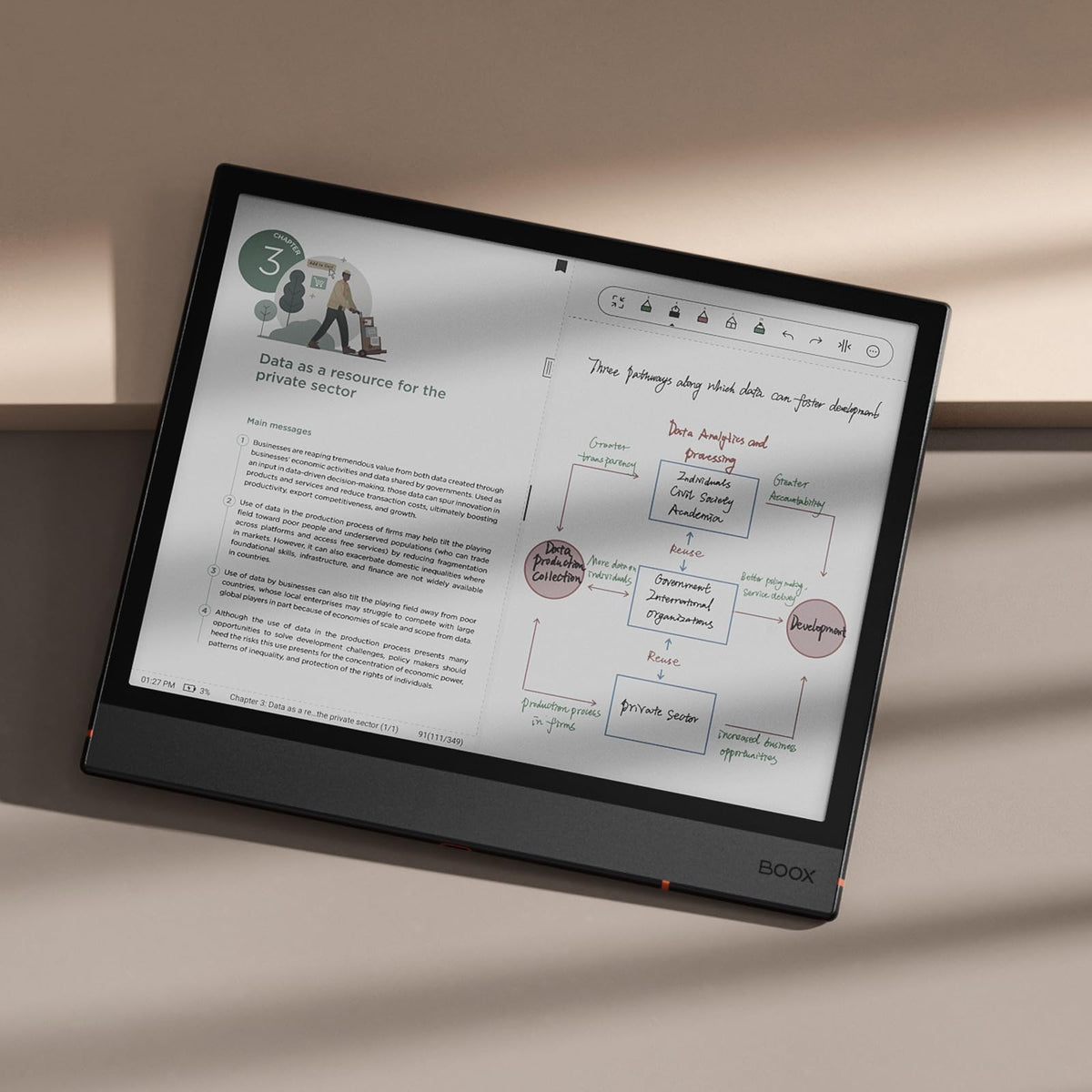 Onyx BOOX Note Air4 C (10.3" Color E Ink Tablet)