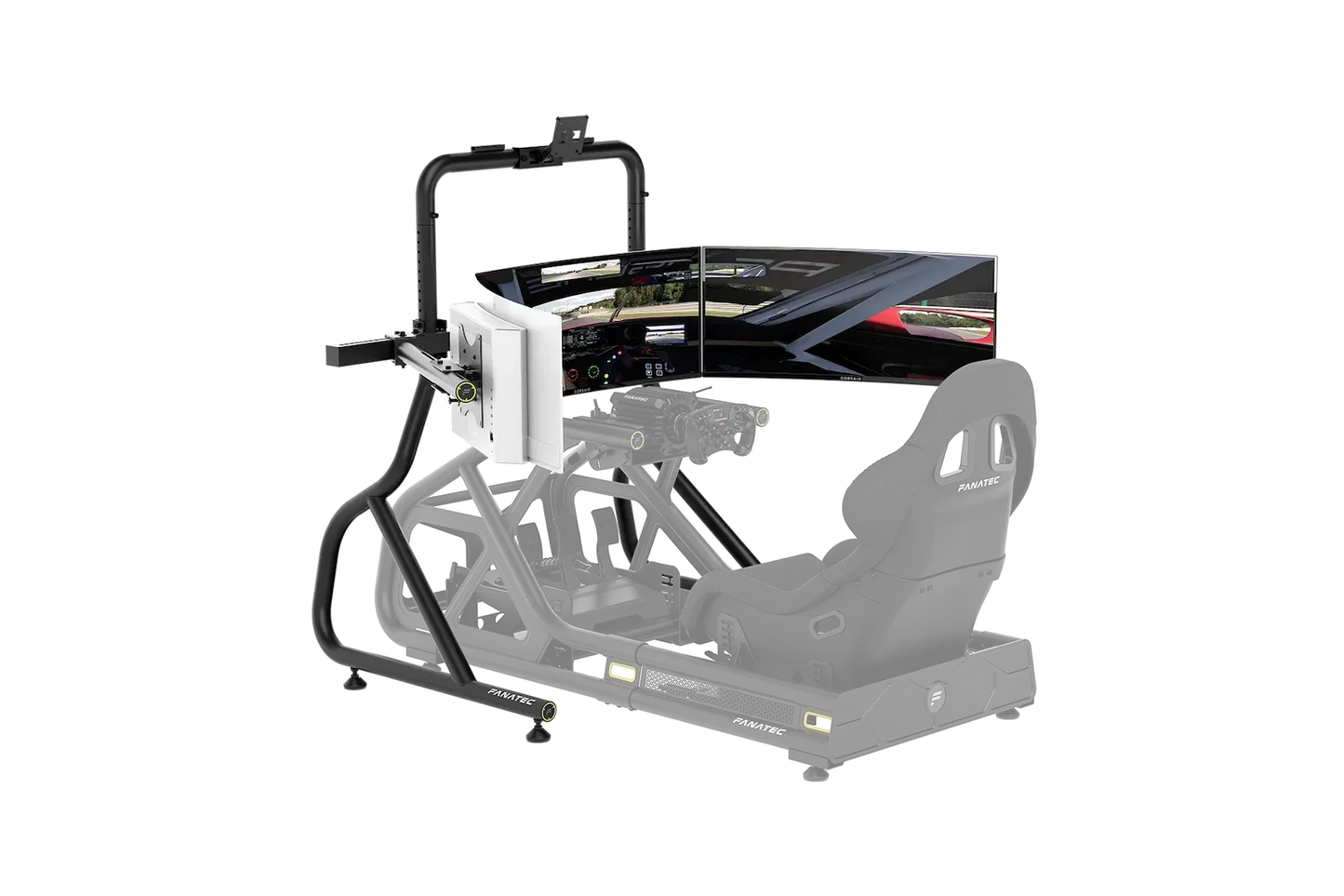 Fanatec ClubSport Cockpit Monitor Stand Triple Monitor Expansion Kit (Black) – product image 7