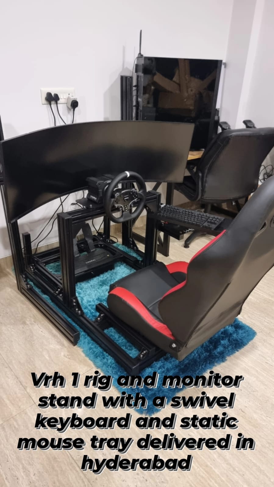 VRH-1 Pro Aluminium Extrusion Racing Simulator Cockpit