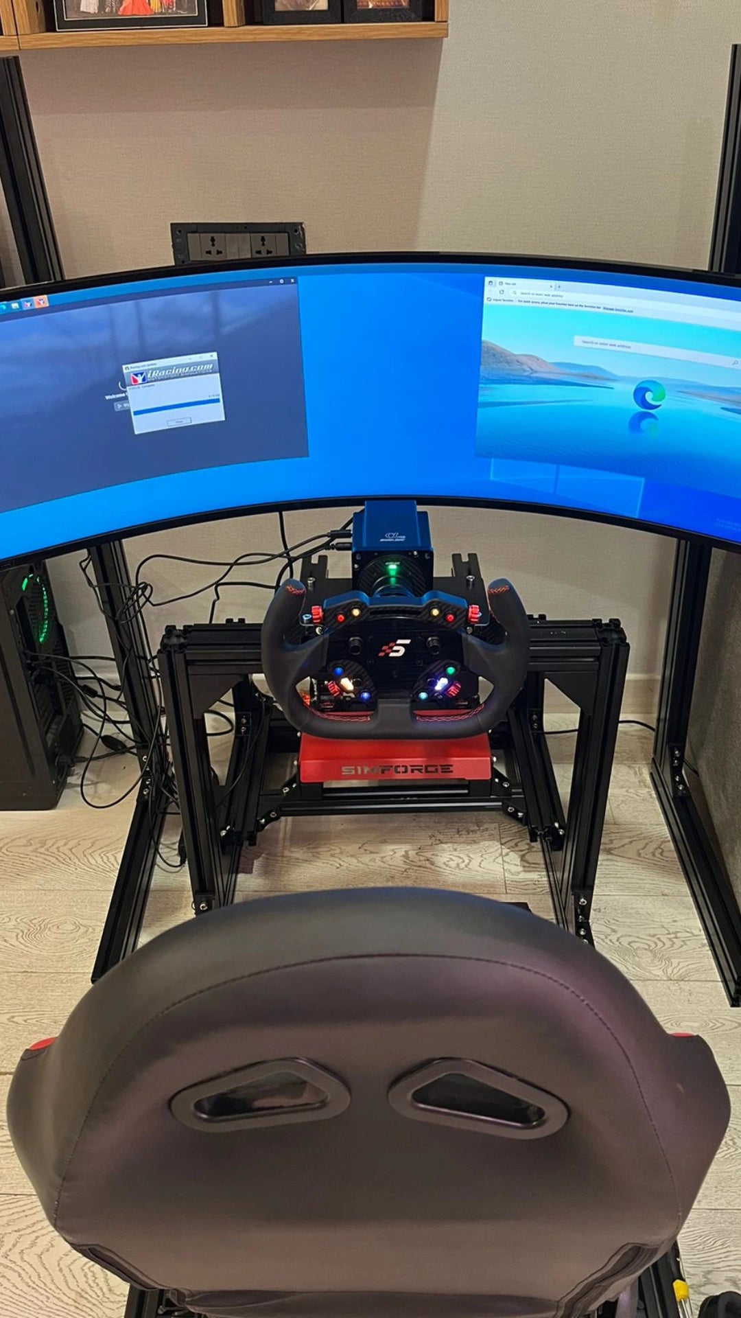VRH-1 Pro Aluminium Extrusion Racing Simulator Cockpit