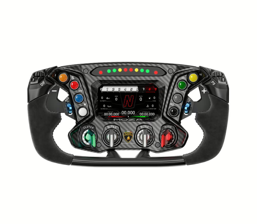 MOZA RACING Automobili Lamborghini Squadra Corse Essenza SCV12 Sim-Racing  Steering Wheel