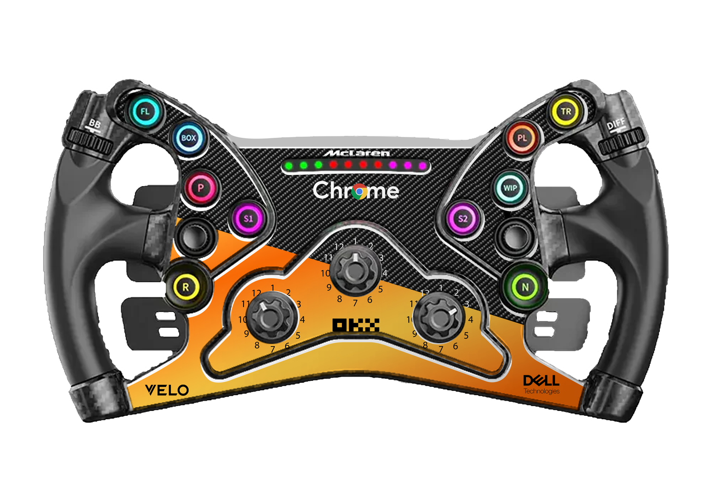 Moza KS Wheel-McLaren Livery steering wheel