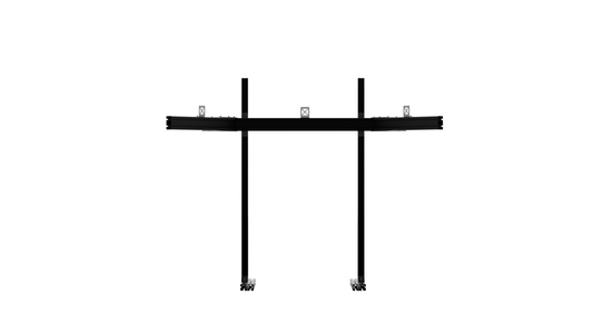 VRH FREE-STANDING TRIPLE MONITOR STAND V2 (SUPPORTS UP TO 49" ULTRAWIDES OR 55" STANDARD DISPLAYS)