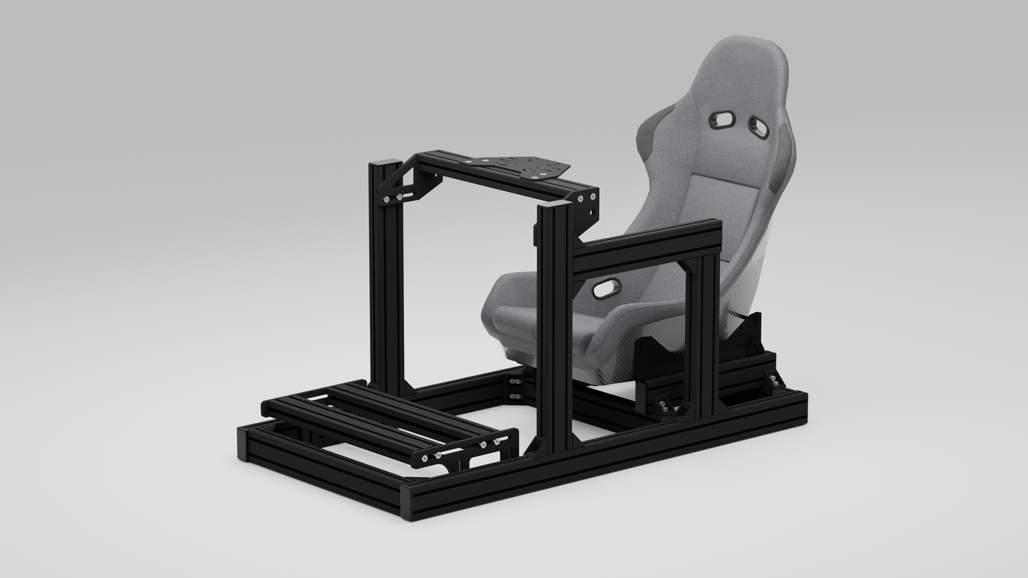 VRH-1 Pro Aluminium Extrusion Racing Simulator Cockpit – view 7