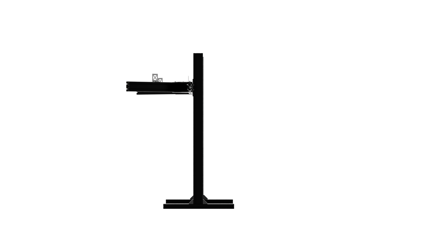 VRH FREE-STANDING TRIPLE MONITOR STAND V2 (SUPPORTS UP TO 49" ULTRAWIDES OR 55" STANDARD DISPLAYS)