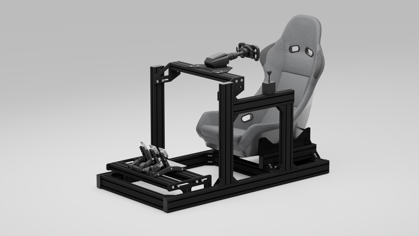 VRH-1 Pro Aluminium Extrusion Racing Simulator Cockpit – view 8