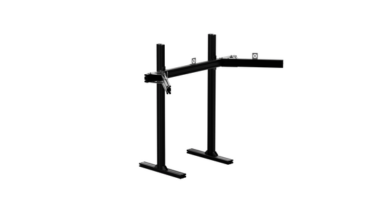 VRH FREE-STANDING TRIPLE MONITOR STAND V2 (SUPPORTS UP TO 49" ULTRAWIDES OR 55" STANDARD DISPLAYS)