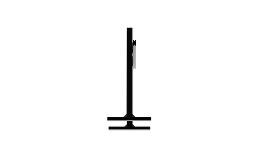 VRH FREE - STANDING SINGLE TV & MONITOR STAND V2 (UP TO 50" OR ULTRAWIDE 49")