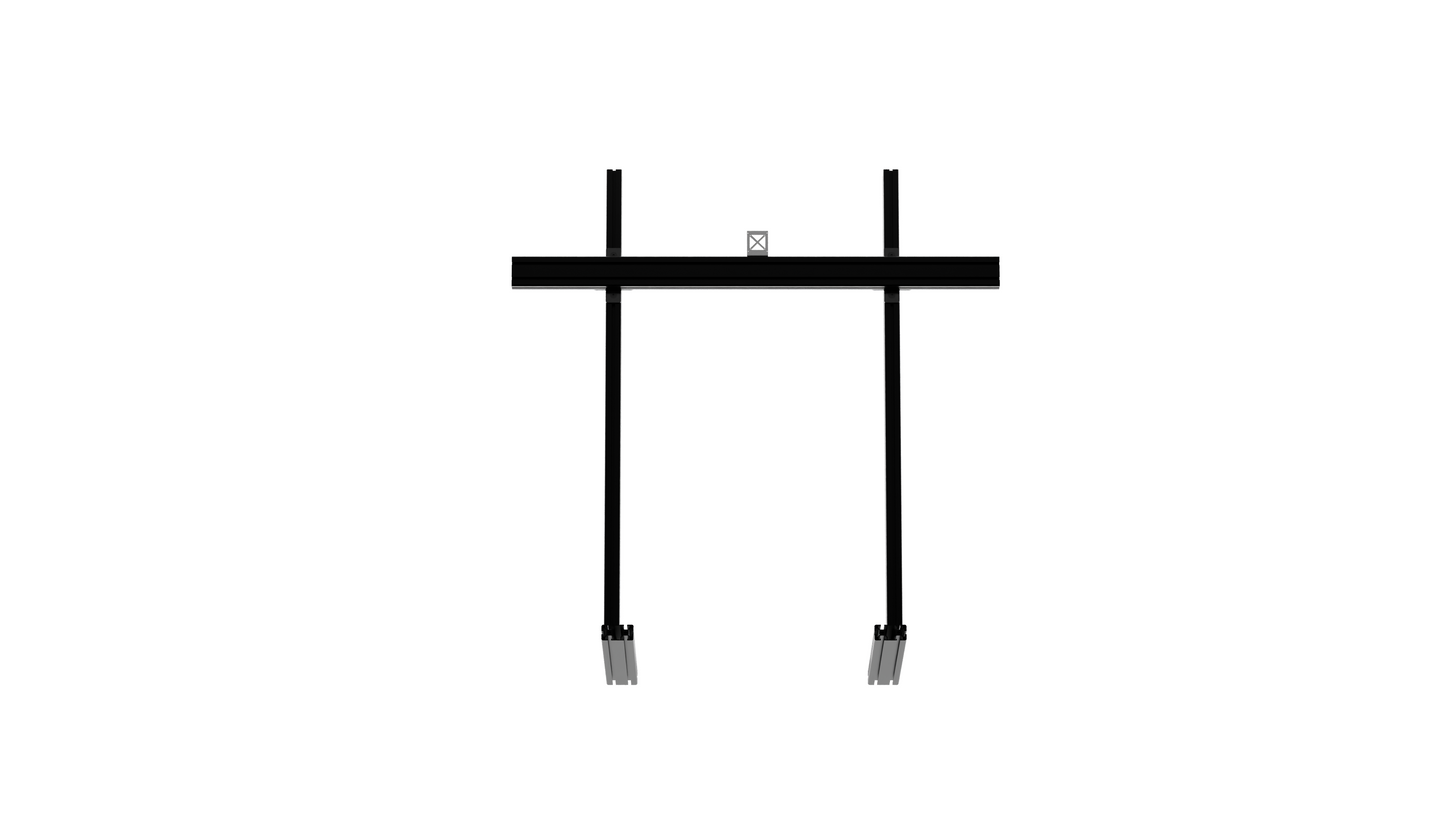 VRH FREE - STANDING SINGLE TV & MONITOR STAND V2 (UP TO 50" OR ULTRAWIDE 49")