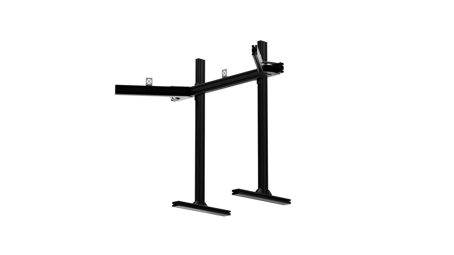 VRH FREE-STANDING TRIPLE MONITOR STAND V2 (SUPPORTS UP TO 49" ULTRAWIDES OR 55" STANDARD DISPLAYS)