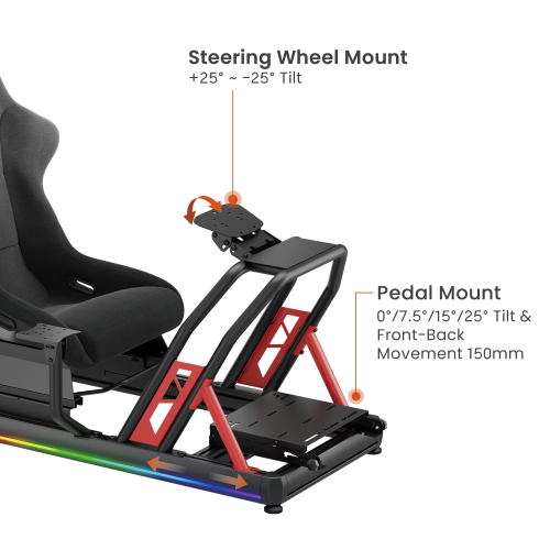 VRH-1LE  Aluminum Racing Simulator Cockpit