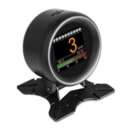 AUTOOL X60 OBDII Digital Speedometer & HUD Multi-Meter – Turbo Boost, Overspeed Alarm & OBD2 Scanner