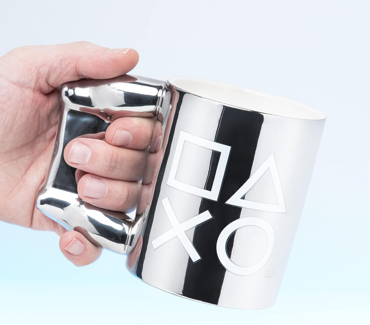 Paladone PlayStation 4th Gen Controller Mug (Silver Edition)