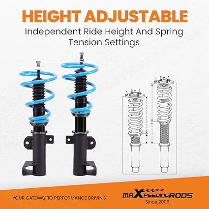 MaXpeedingrods 24 Way Damper Coilovers Suspension Kit for Mercedes C-class W203 W209 2000-2007 RWD