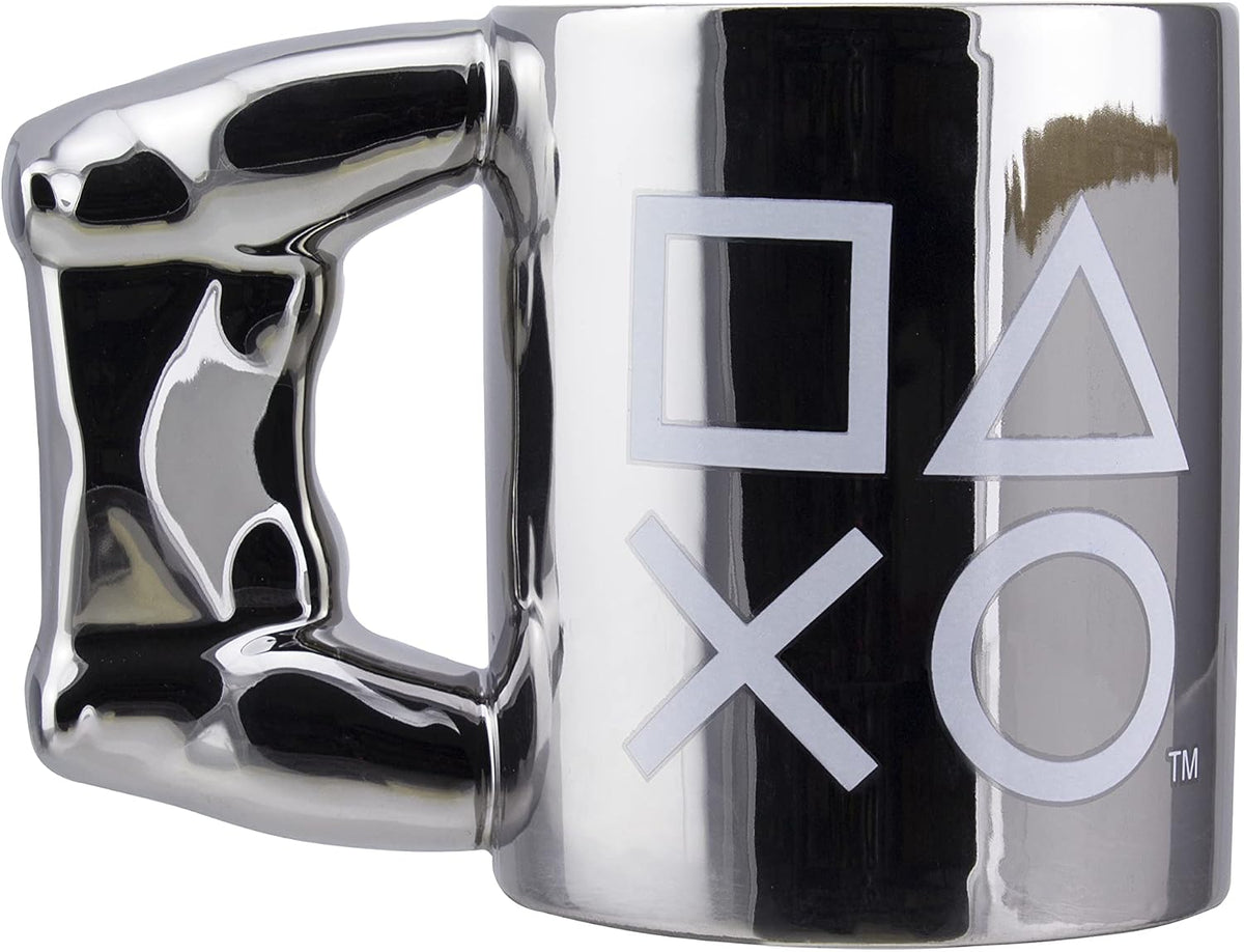 Paladone PlayStation 4th Gen Controller Mug (Silver Edition)