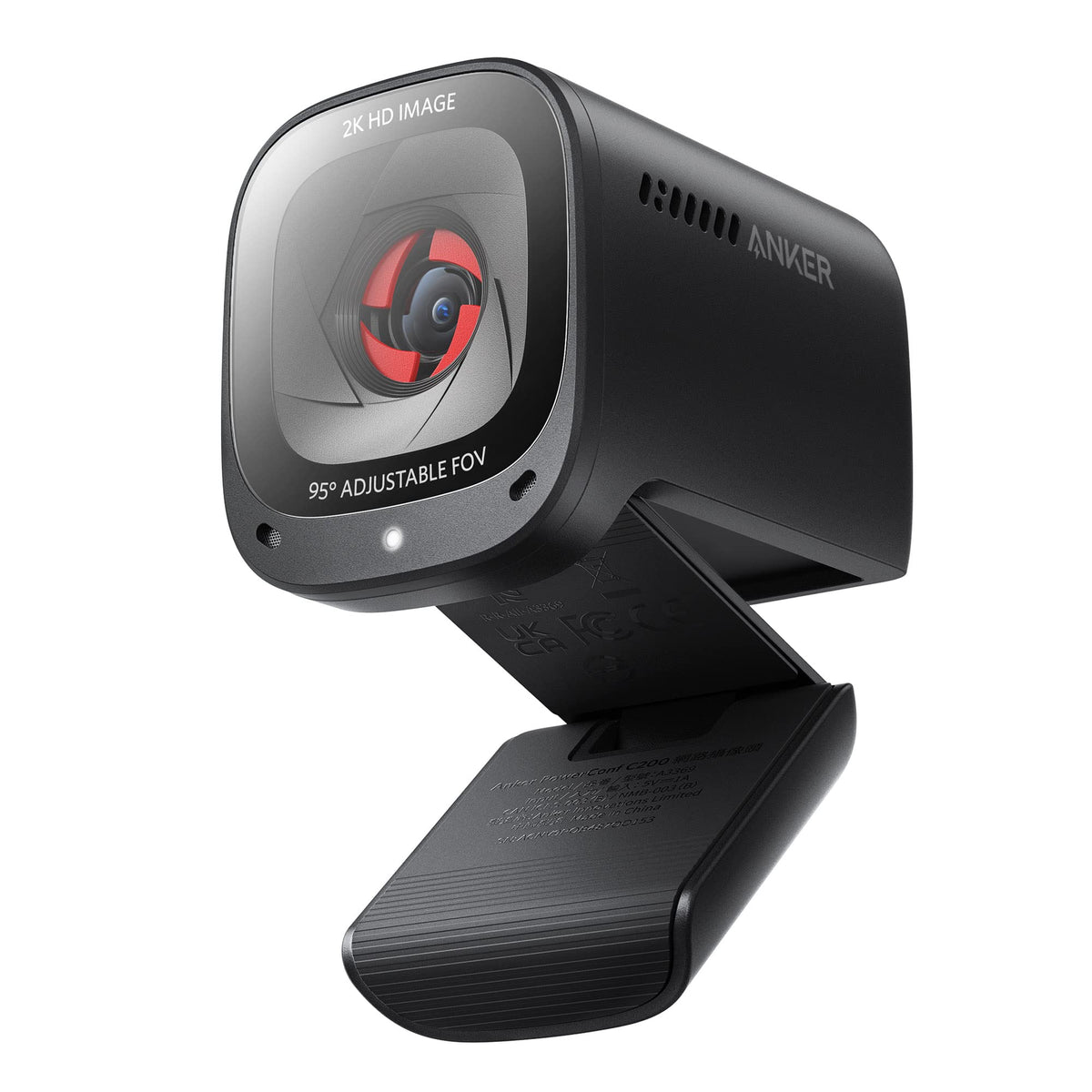 Anker PowerConf C200 2K Webcam | AI Noise-Cancelling Mics