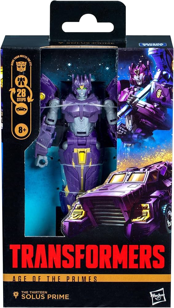 Transformers Age of the Primes Deluxe Class: The Thirteen Solus Prime action figure