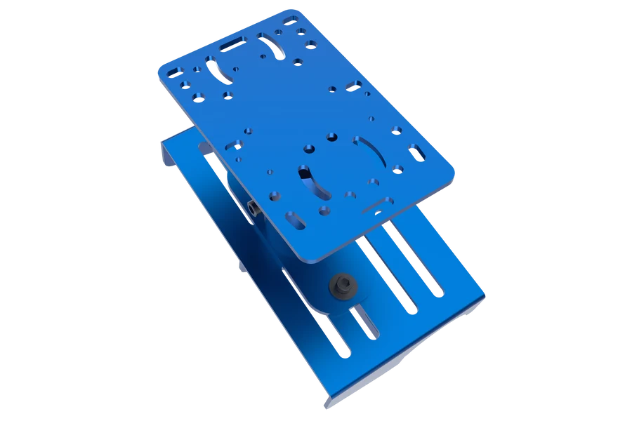 Universal Gear Shifter Mount for Alpine Racing TRX – Blue