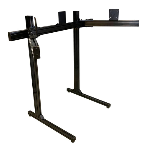 VRH FREE - STANDING TRIPLE MONITOR STAND (UP TO 49" ULTRAWIDES OR 55" STANDARD DISPLAYS)