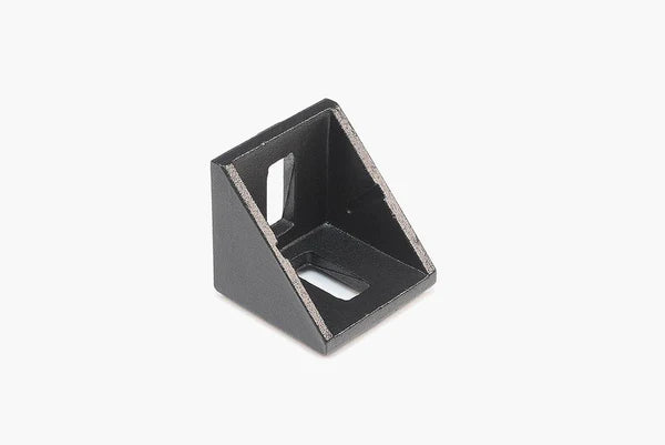 Corner Brackets with Caps – Heavy-Duty 40 mm Profile, 8 mm Slot Groove (Set of 10)
