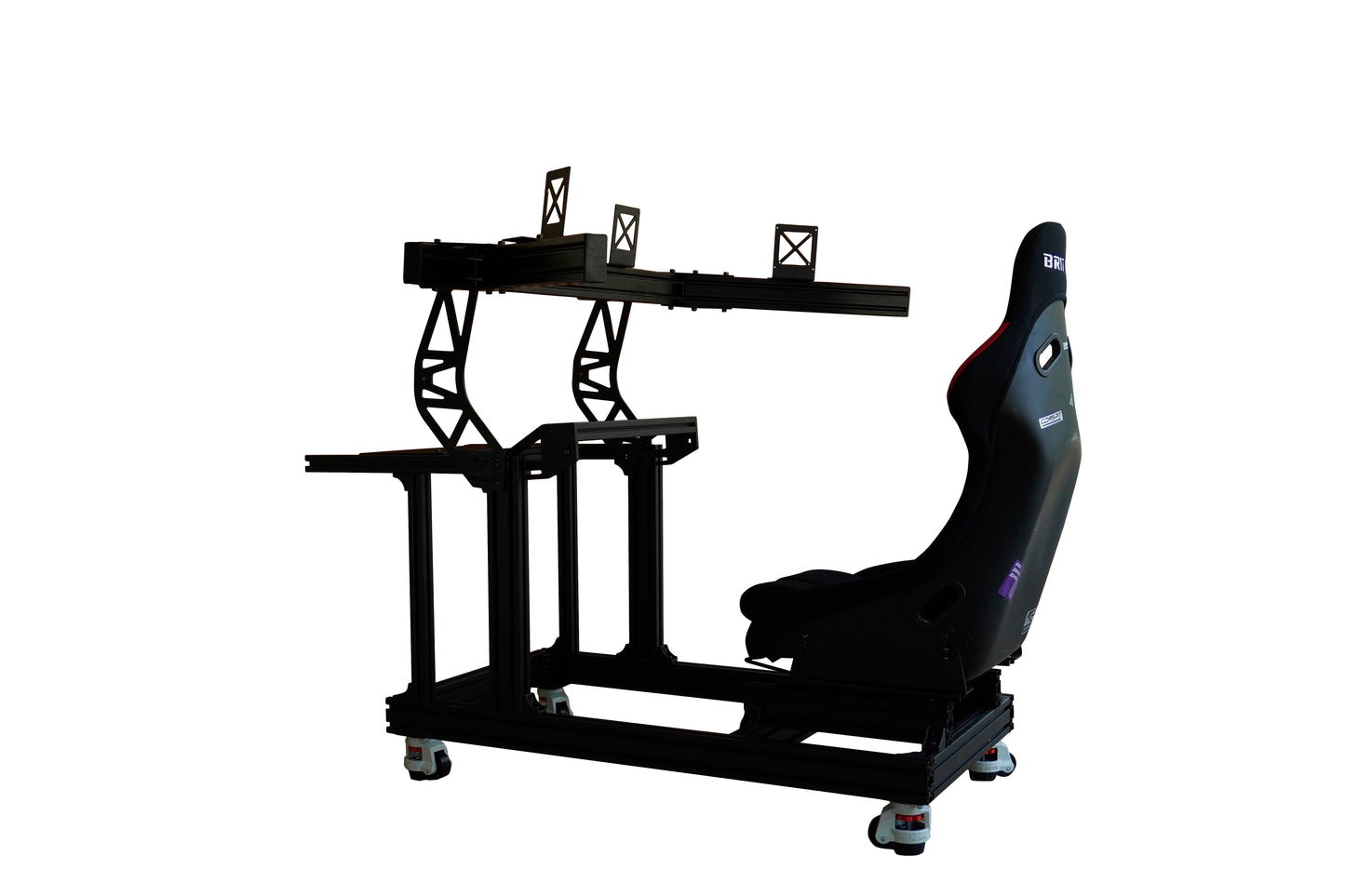 INTEGRATED TRIPLE MONITOR STAND FOR VRH-1 COCKPIT