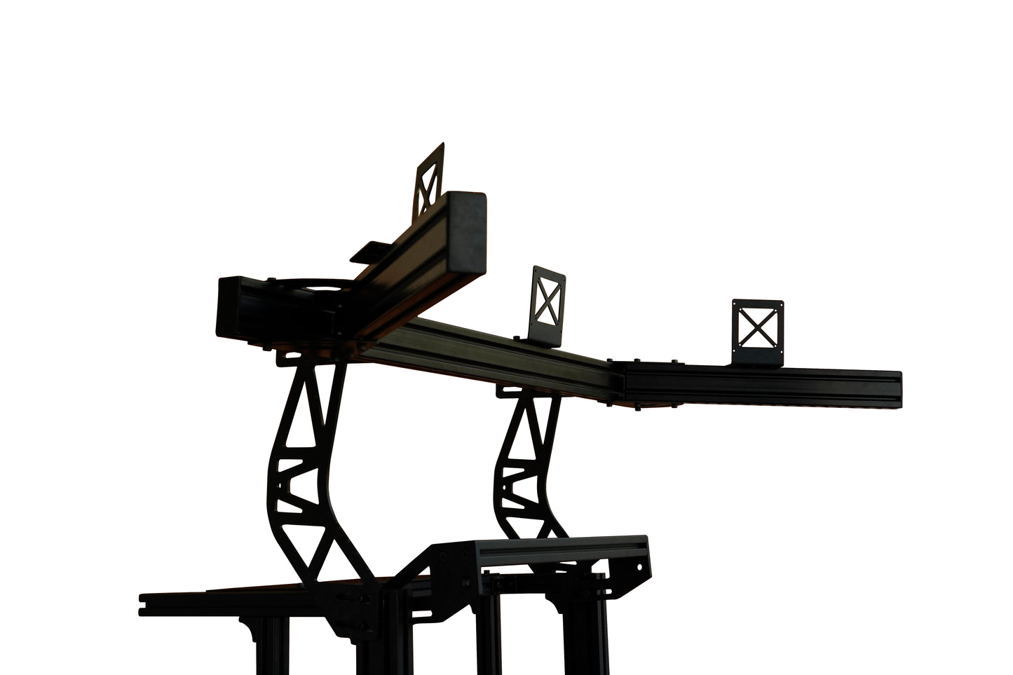 INTEGRATED TRIPLE MONITOR STAND FOR VRH-1 COCKPIT