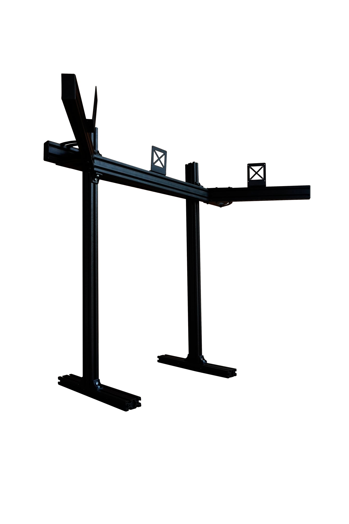 VRH FREE-STANDING TRIPLE MONITOR STAND (SUPPORTS UP TO 49" ULTRAWIDES OR 55" STANDARD DISPLAYS)