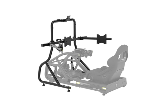Fanatec ClubSport Cockpit Monitor Stand Triple Monitor Expansion Kit (Black)