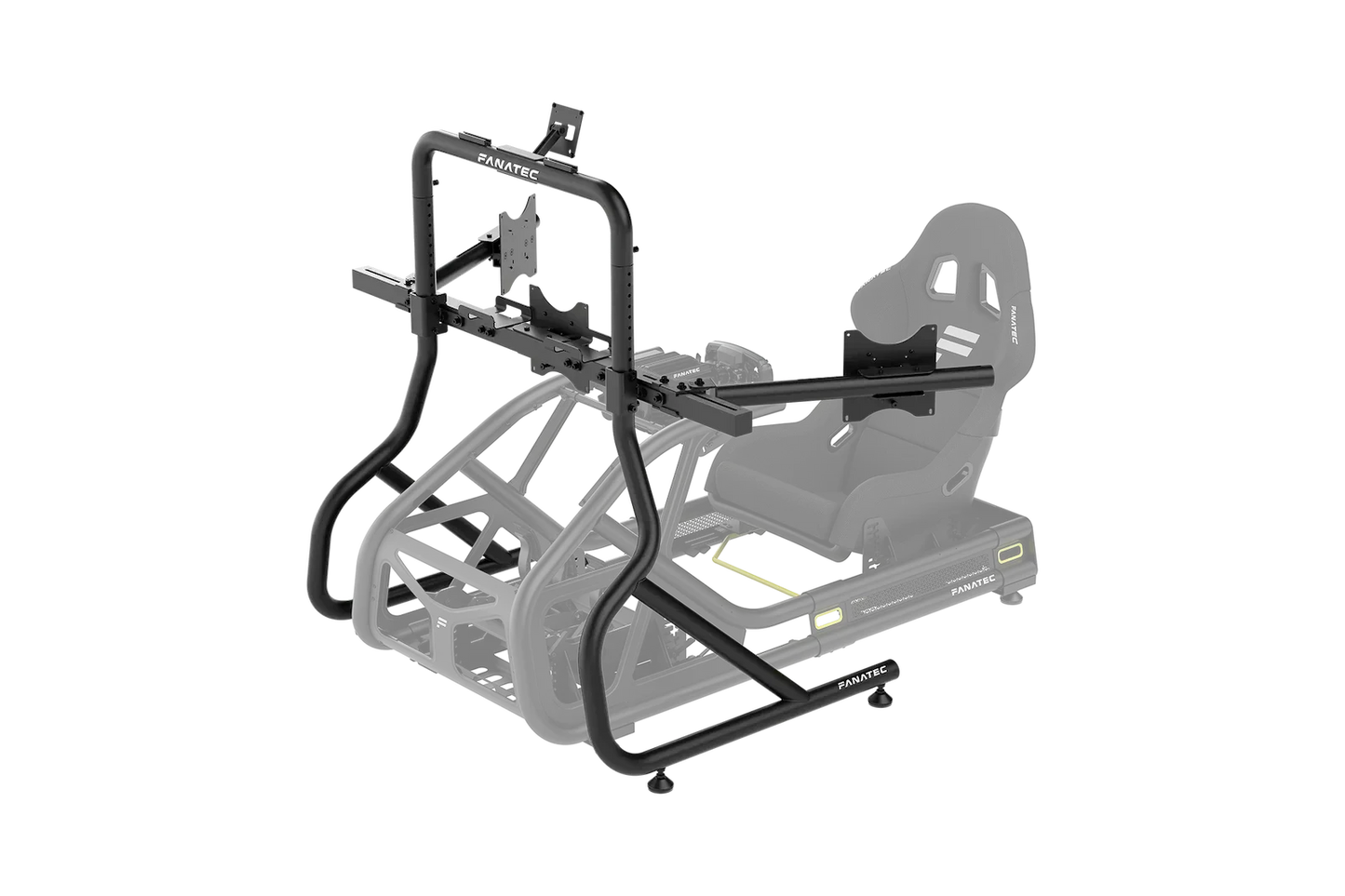 Fanatec ClubSport Cockpit Monitor Stand Triple Monitor Expansion Kit (Black) – product image 3