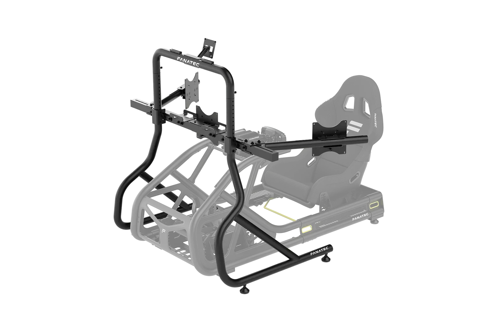 Fanatec ClubSport Cockpit Monitor Stand Triple Monitor Expansion Kit (Black) – product image 3