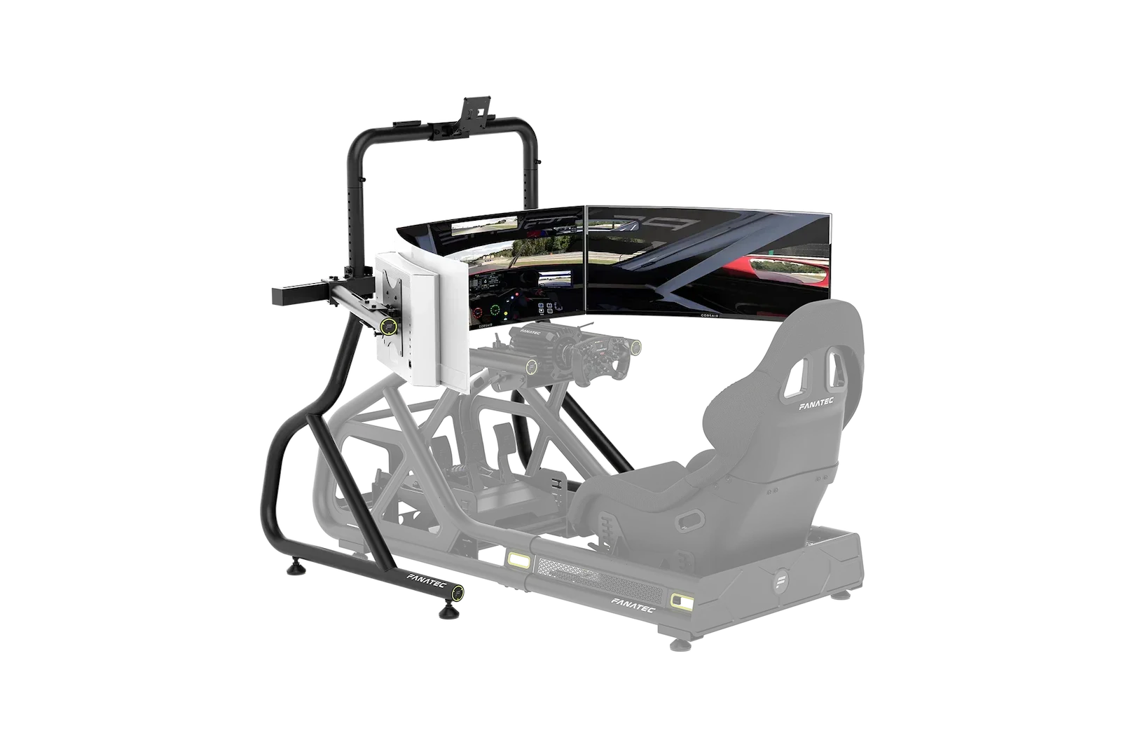 Fanatec ClubSport Cockpit Monitor Stand Triple Monitor Expansion Kit (Black) – product image 7