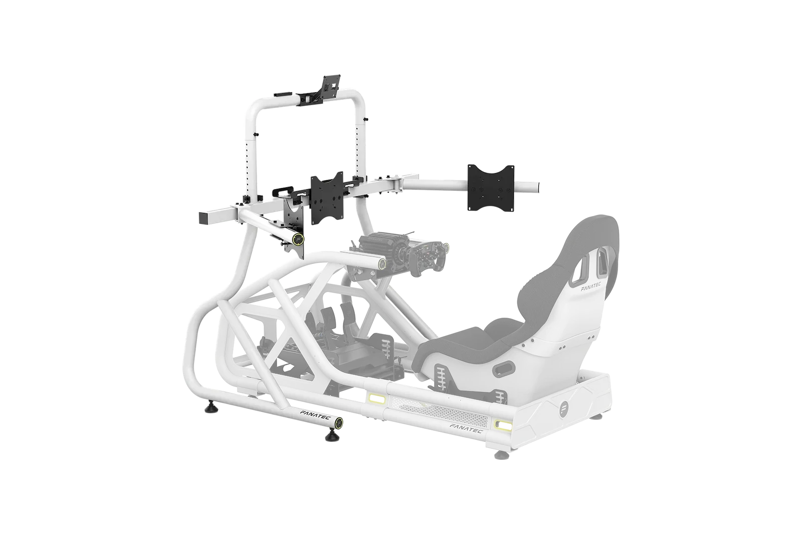 Fanatec ClubSport Cockpit Monitor Stand Triple Monitor Expansion Kit (White)