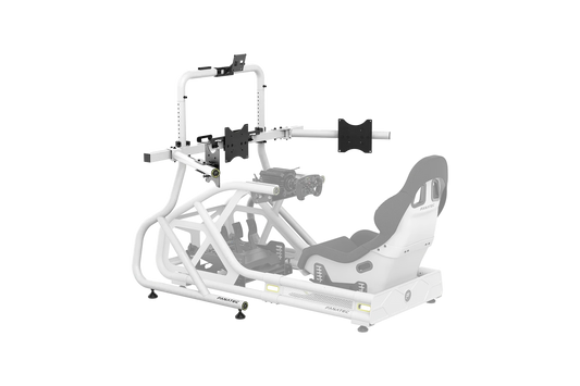 Fanatec ClubSport Cockpit Monitor Stand Triple Monitor Expansion Kit (White)