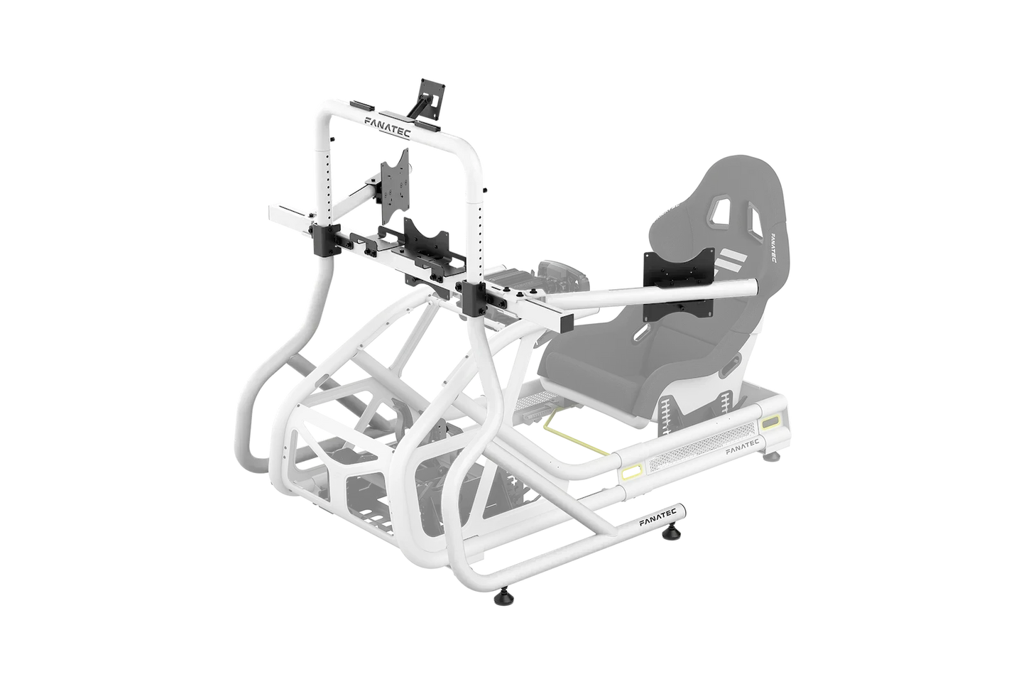 Fanatec ClubSport Cockpit Monitor Stand Triple Monitor Expansion Kit (White) – product image 3