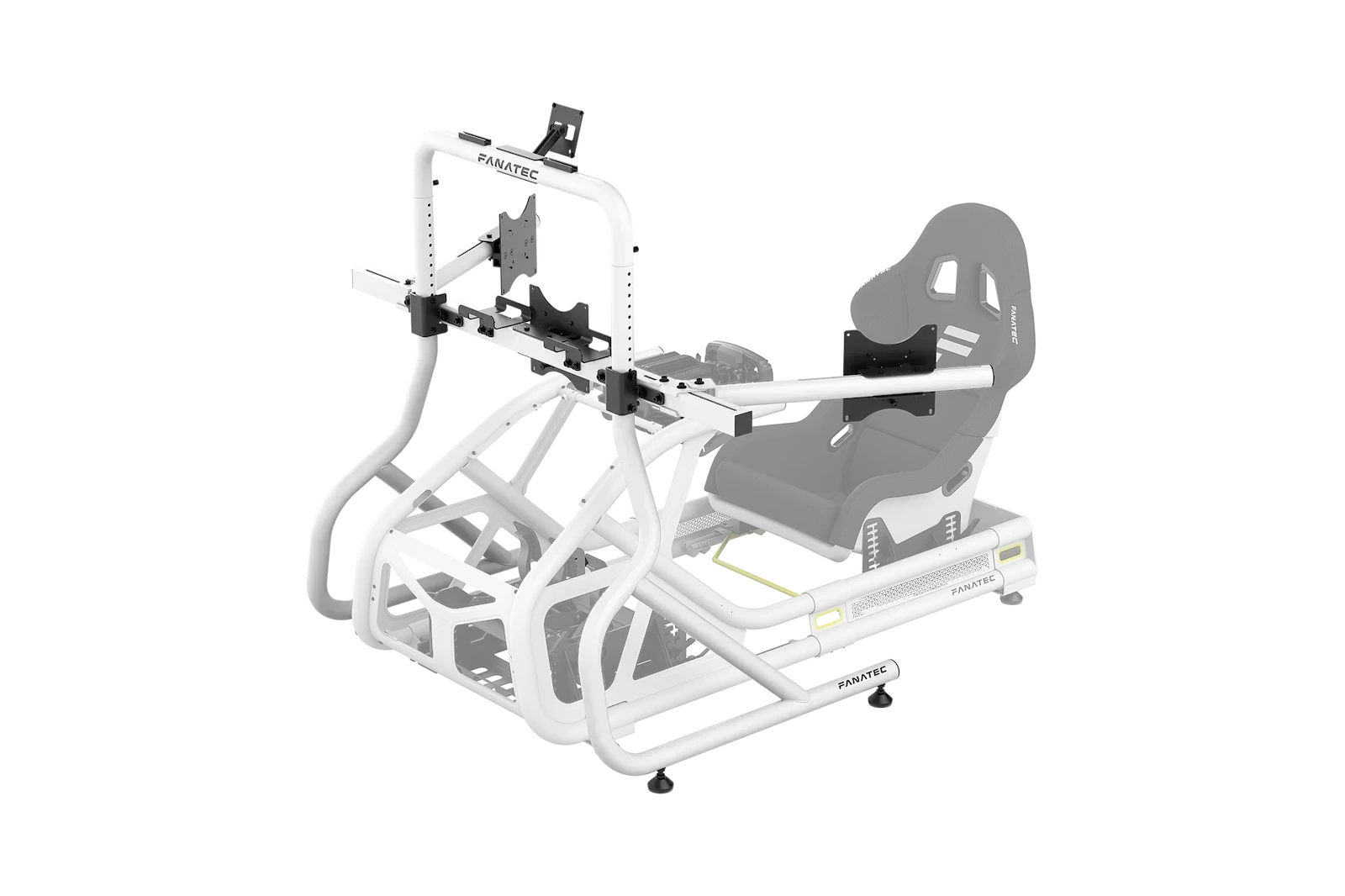Fanatec ClubSport Cockpit Monitor Stand Triple Monitor Expansion Kit (White) – product image 3