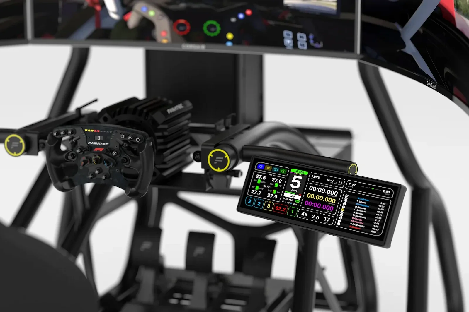 Fanatec ClubSport Cockpit Upper Accessory Mount, Black – product image 3
