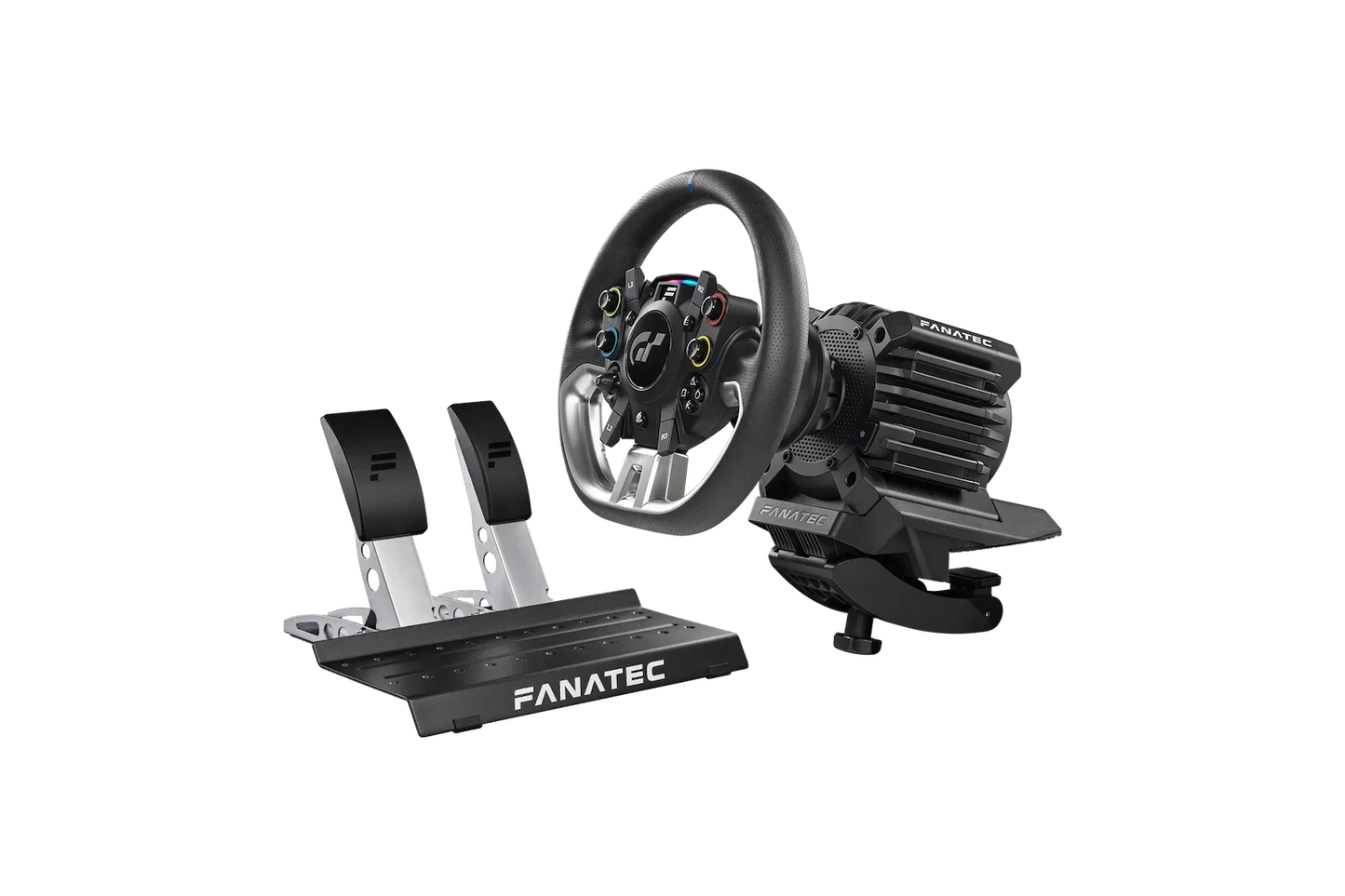 Fanatec Gran Turismo DD Pro Bundle with Wheel & Pedal (5 NM) (DD+SW+P) + QR2 pedals