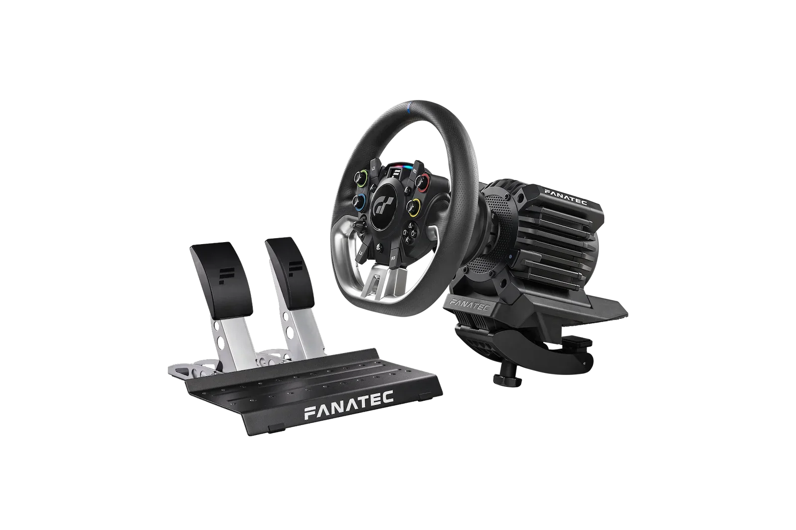 Fanatec Gran Turismo DD Pro Bundle with Wheel & Pedal (5 NM) (DD+SW+P) + QR2 pedals