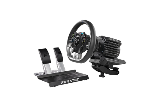 Fanatec Gran Turismo DD Pro Bundle with Wheel & Pedal (5 NM) (DD+SW+P) + QR2 pedals