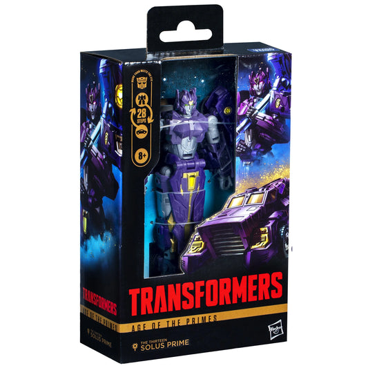 Transformers Age of the Primes Deluxe Class: The Thirteen Solus Prime action figure