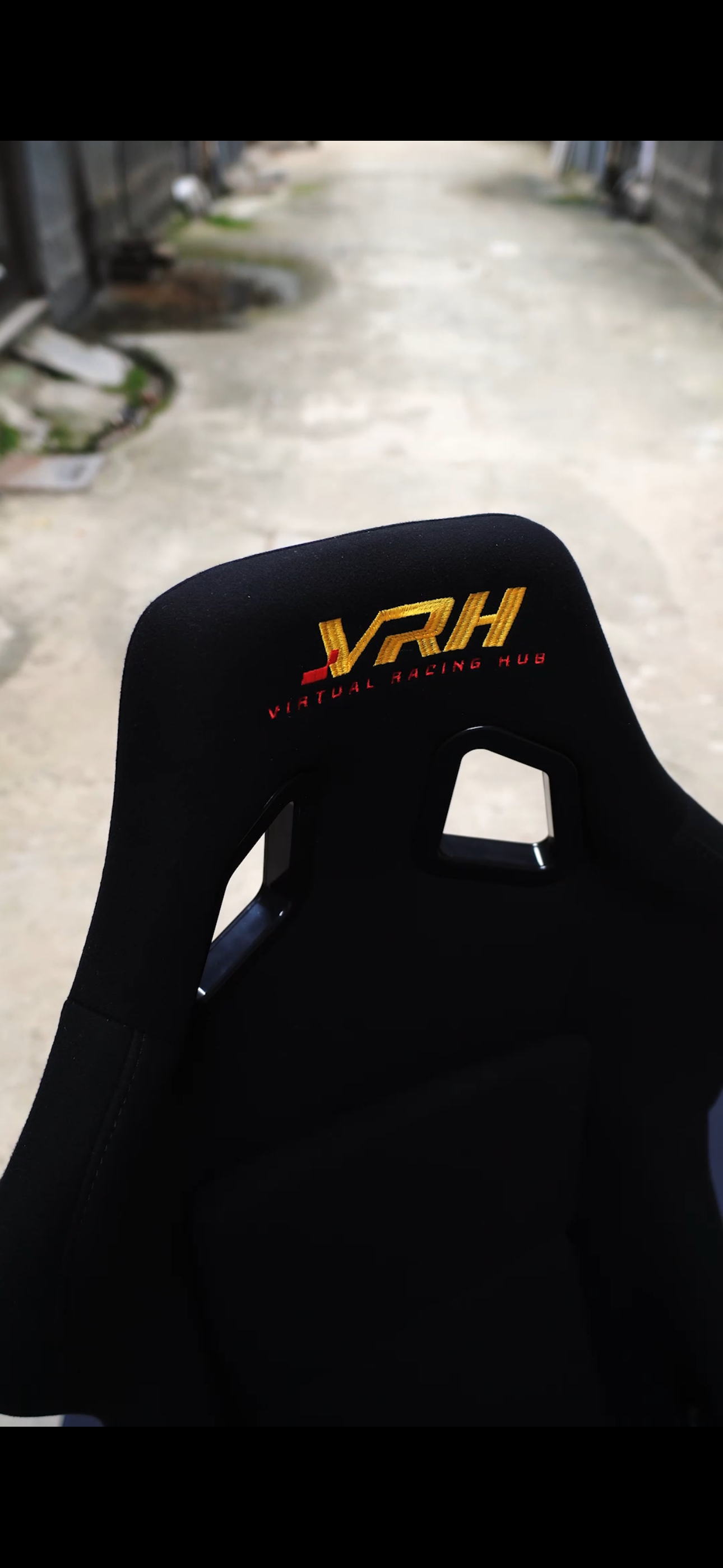 VRH Fixed Back Racing Seat with Side Mounting Brackets & Sliders