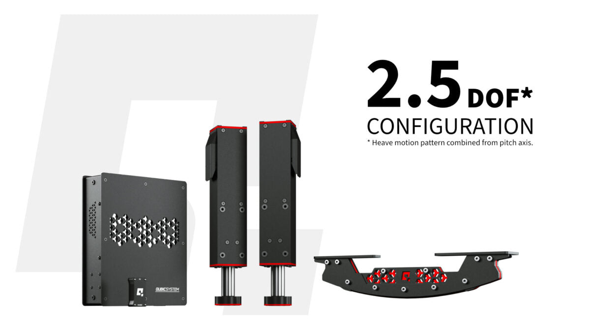 QUBIC SYSTEMS QS-210 PIVOT SET 2.5 DOF MOTION SYSTEM