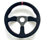 VRH 350MM SEMI-DEEP DISH 3-SPOKE LEATHER STEERING WHEEL – STINGER