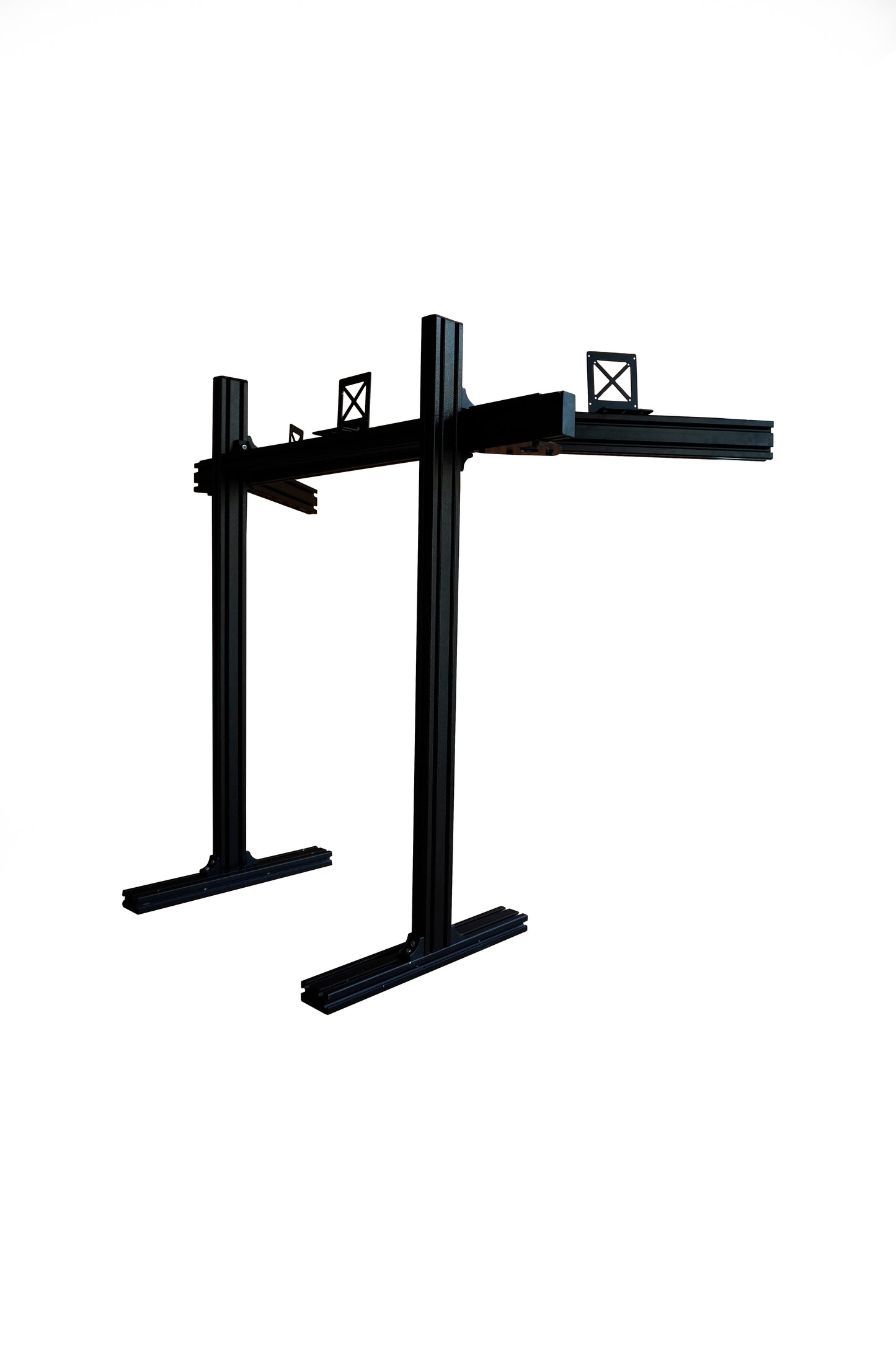 VRH FREE-STANDING TRIPLE MONITOR STAND (SUPPORTS UP TO 49" ULTRAWIDES OR 55" STANDARD DISPLAYS)
