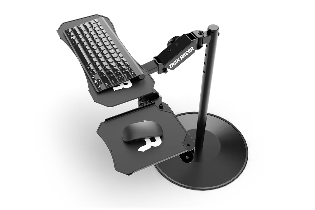 Free-Standing Adjustable Keyboard & Mouse Tray for Sim Racing & Flight Sim Cockpits