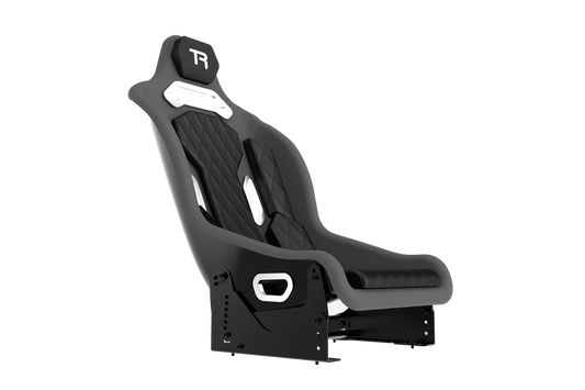 HSX Hybrid Formula Pro Racing Bucket Seat - Fiberglass Black