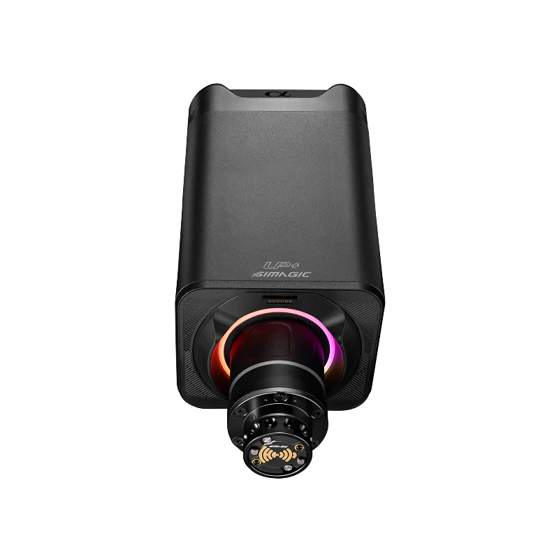SIMAGIC Alpha EVO Ultra 28Nm direct drive wheelbase – front view
