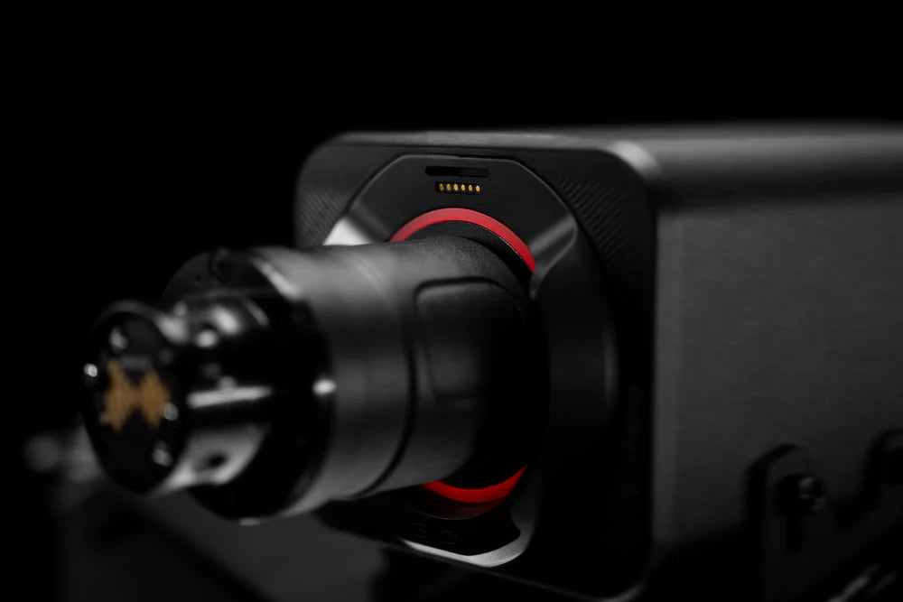 SIMAGIC Alpha EVO Ultra 28Nm direct drive wheelbase – shown in a sim racing setup